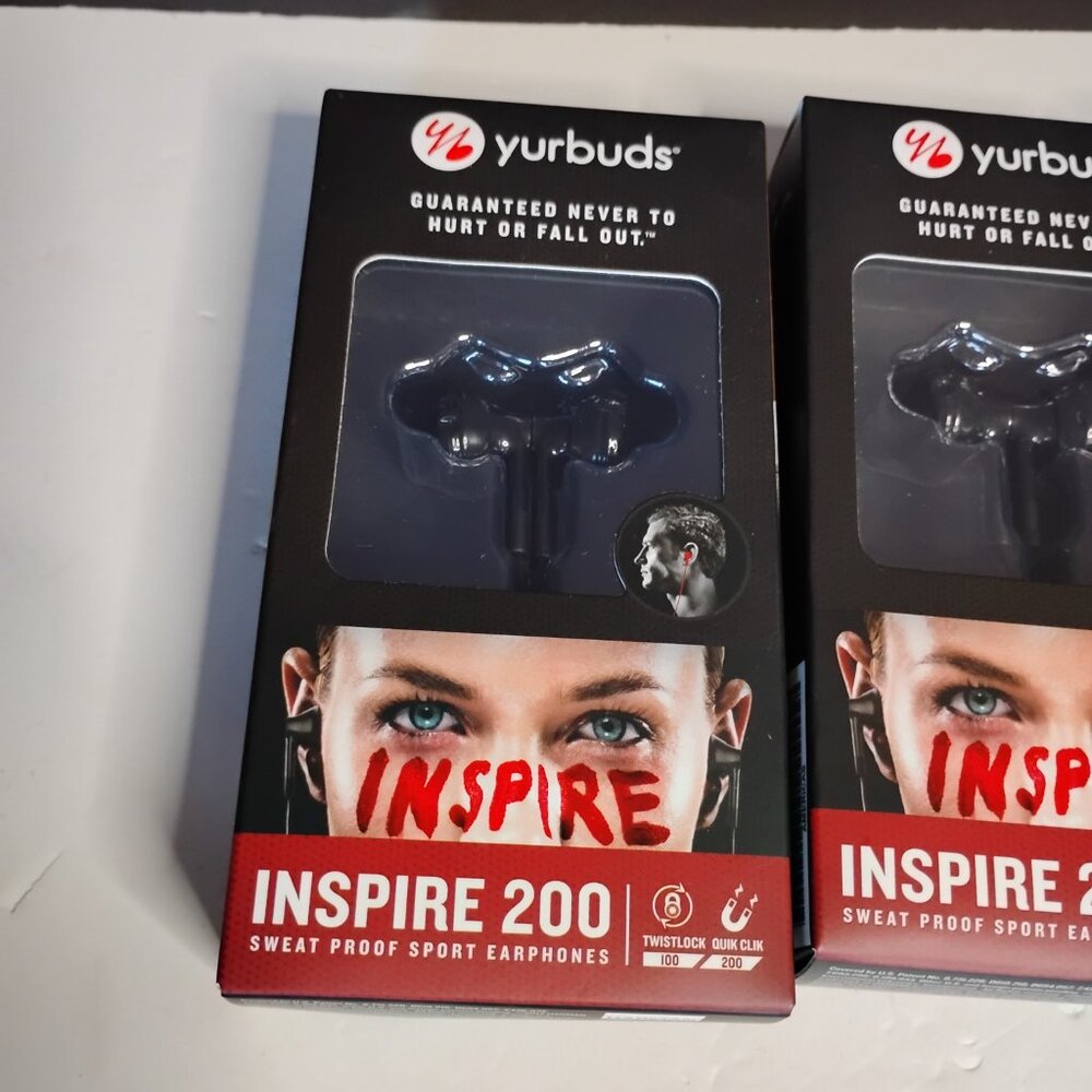 Yurbuds Inspire 200 Noise Isolating in-Ear Earbuds Twistlock Quik Clik (4x) - Picture 3 of 13